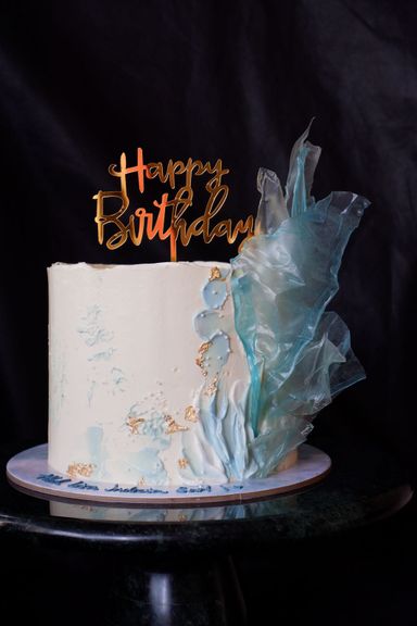 ABSTRACT CAKE PAINTING