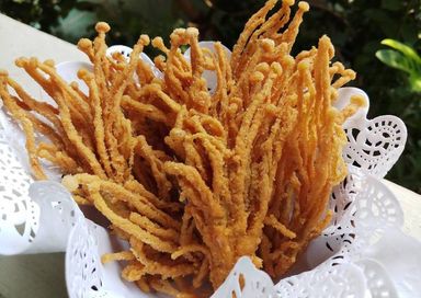 👍 *(Fried) Enoki Mushroom* 炸金针菇