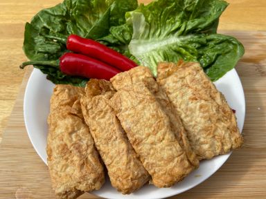 Fried beancurd (炸豆支)