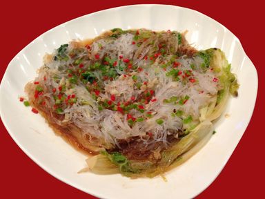 Baby Cabbage with Glass Noodles  蒜茸粉丝娃娃菜