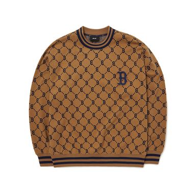 Dia MONOGRAM Jaquard Overfit Sweatshirts BOSTON REDSOX - C42