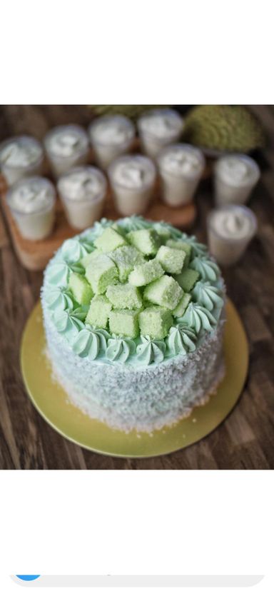 Durian ondeh ondeh cake bundle