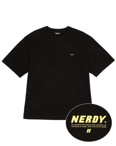 Nerdy Back Logo - Black