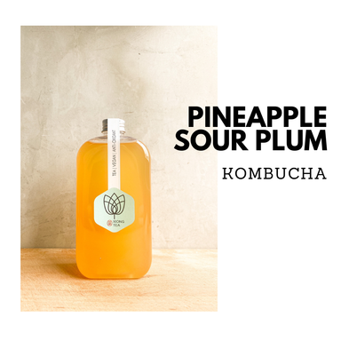 Pineapple Sour Plum (400ml Hand brewed Kombucha) - POPULAR