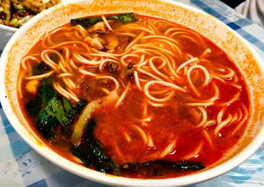 #31 Sour Spicy Szechuan Dan Dan Noodle Soup 酸辣四川担担汤面