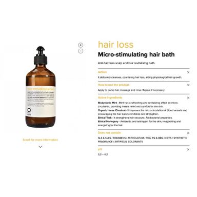 Anti hair loss shampoo 950Ml