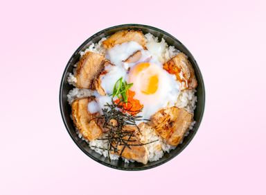 L8. Pork Belly Torched Bowl 烤五花肉饭