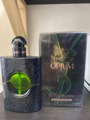 YSL black opium illicit green