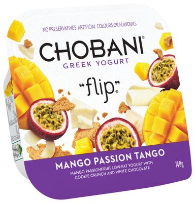 CHOBANI FLIP 140G CUP MANGO PASSION TANGO (CHB-CCC-FLIP140G830)