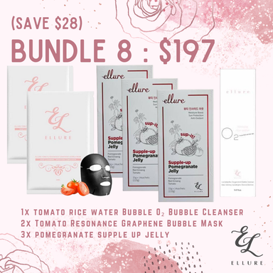 ✨𝐈𝐍𝐒𝐓𝐎𝐂𝐊 + 𝐅𝐑𝐄𝐄 𝐆𝐈𝐅𝐓✨𝗘𝗟𝗨𝗥𝗘 𝗦𝗞𝗜𝗡𝗖𝗔𝗥𝗘 𝗦𝗘𝗥𝗜𝗘𝗦 | BUBBLE MASK | BUBBLE CLEANSER | SUPPLE UP JELLY
