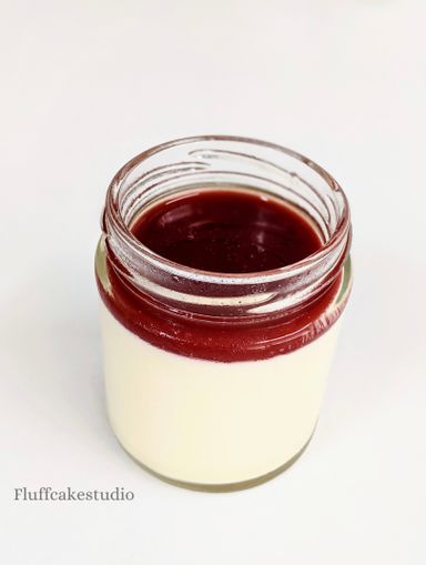 Strawberry Panna cotta