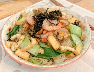 Heng Hwa Fried Bee Hoon (separate seaweed peanut condiment included) 
