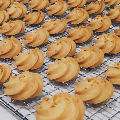 Salted Tangerine Butter Cookies