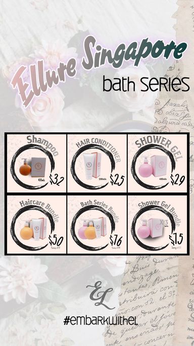 🔥𝐇𝐈𝐆𝐇 𝐃𝐄𝐌𝐀𝐍𝐃!🔥 𝐄𝐋𝐋𝐔𝐑𝐄 𝐇𝐀𝐈𝐑 & 𝐁𝐎𝐃𝐘 𝐂𝐀𝐑𝐄 𝐒𝐄𝐑𝐈𝐄𝐒 🍅SHAMPOO / CONDITIONER / SHOWERGEL🍅