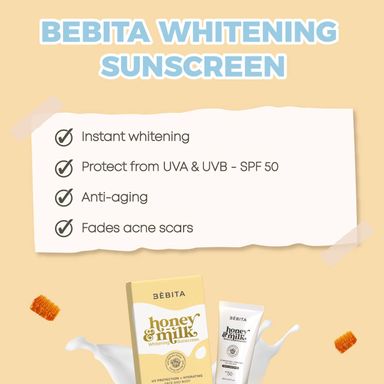 Honey & Milk Whitening Sunscren