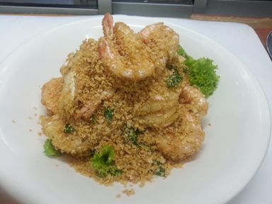 Fried Prawn with Cereal 麦片大虾