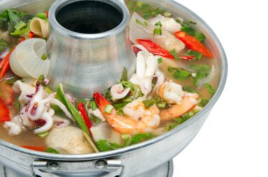 Tom yum clear soup