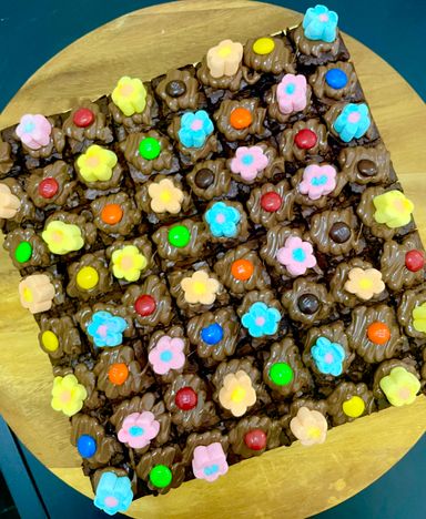 10inch Sq Nutella Marshmallow Brownie