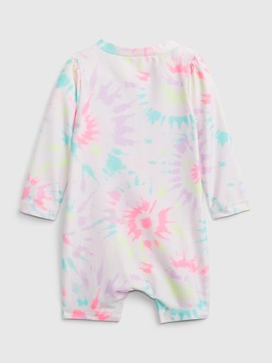 Tie Dye Rash Guard one piece