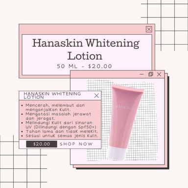 Hanaskin Whitening Lotion