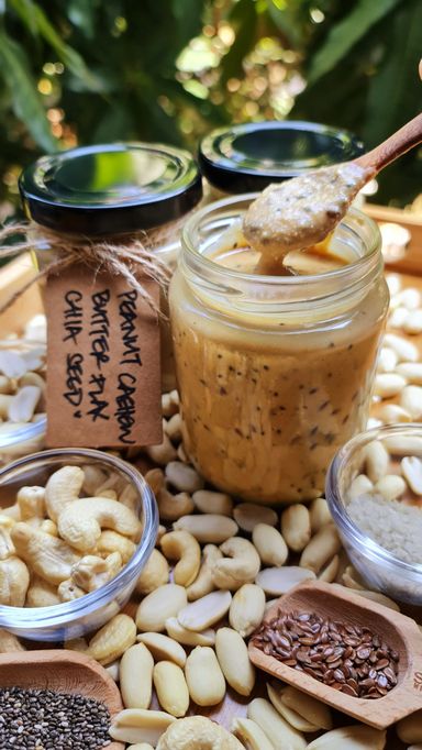 Cashew Peanut Butter with Flax Chia Seed