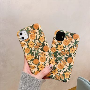 LACK Colorful Flower floral Leaf Phone Case For iphone 13 12Pro 8 Plus 7 X XR Case For iphone 11 Pro Max soft Back Cover