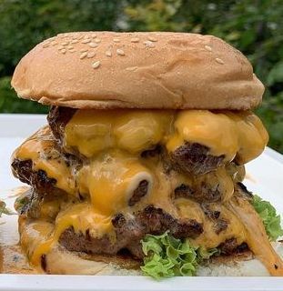Triple-it Cheese Burger (beef)