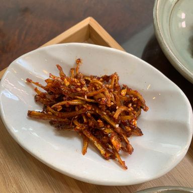 Stir Fried Anchovies (with chilli paste) 130g 干炒小鱼(辣椒酱) 130克