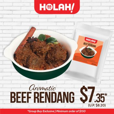 Beef Rendang 250g @ $7.35 (U.P $8.20)