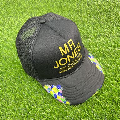 GD CURVE PEAK MR JONES HAND PAINT BLACK