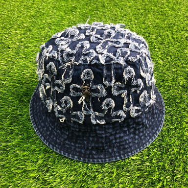 CH CROSS PATCH DENIM BUCKET HAT