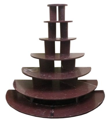 CP07 - Semi Circular Golu Padi/Steps - 7 steps - Collapsible
