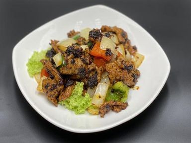 Stir-fried Beef with Black Pepper sauce | 黑椒牛肉片