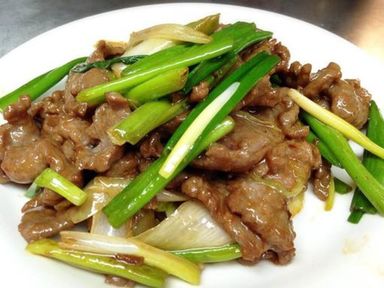Beef with Ginger and Spring Onion | 姜葱牛肉片