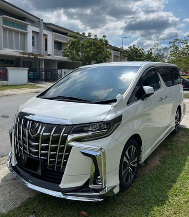 TOYOTA ALPHARD SC 8 SEATER (PUTIH)