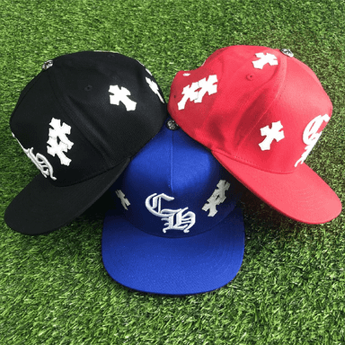 CH CROSS PATCH FLAT PEAK // BLACK // RED // BLUE