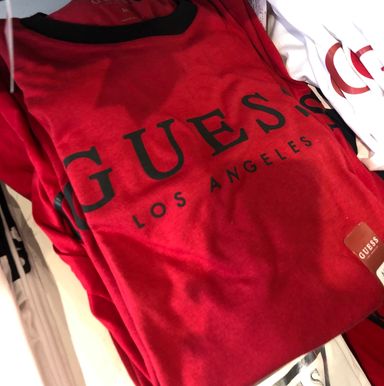 GUESS Red Logo T-Shirt