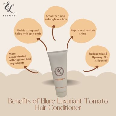 🍅ELLURE LUXURIANT TOMATO HAIR CONDITIONER / SHAMPOO🍅