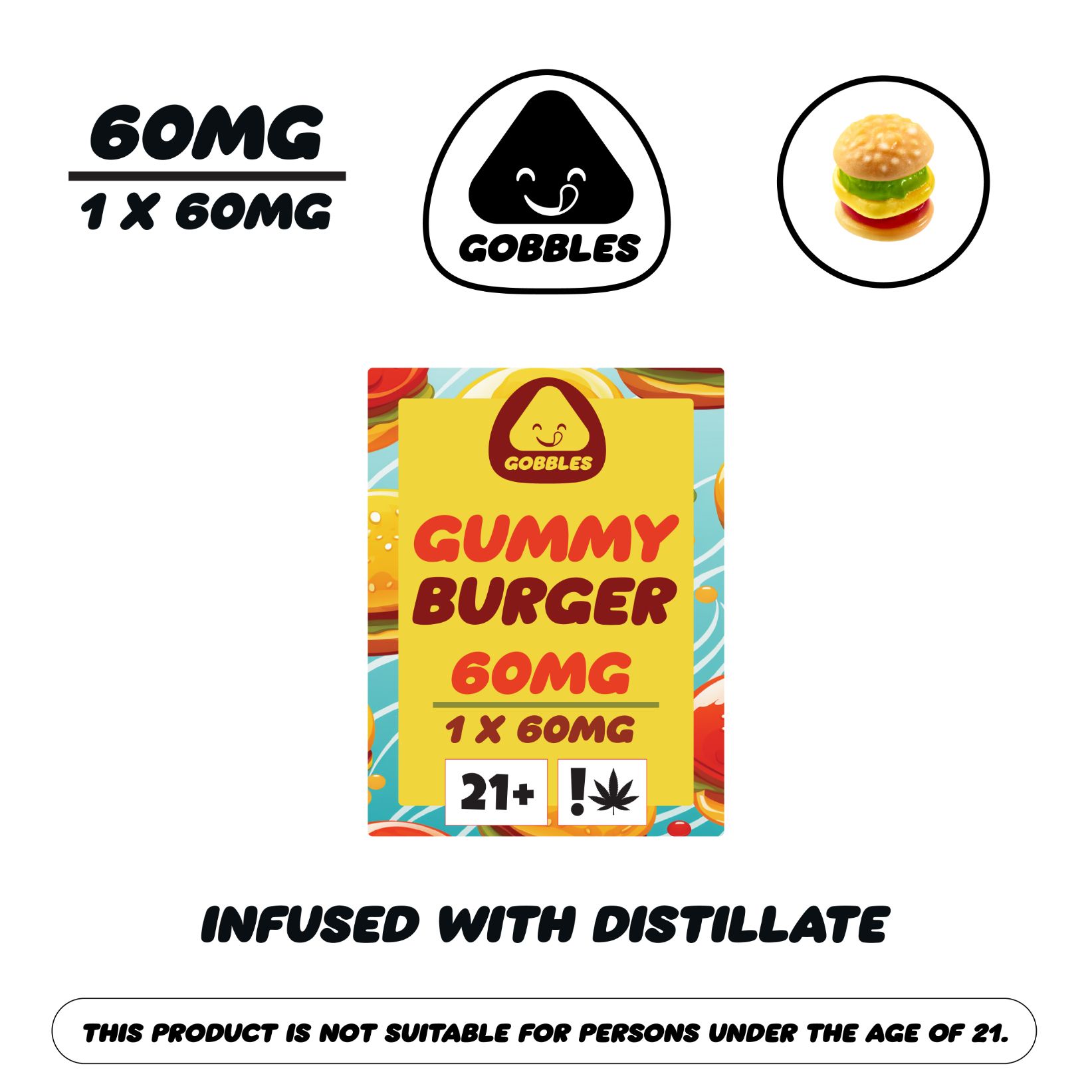 Gummy Burger | 60mg