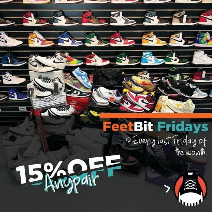 FeetBit Fridays | Monthly Plot | 15% off All Sneakers  Code: FBFRIDAYS