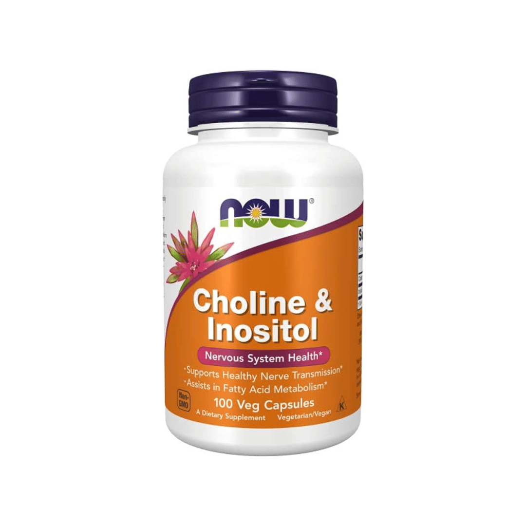 NOW CHOLINE & INOSITOL 500MG 100 VCAPS