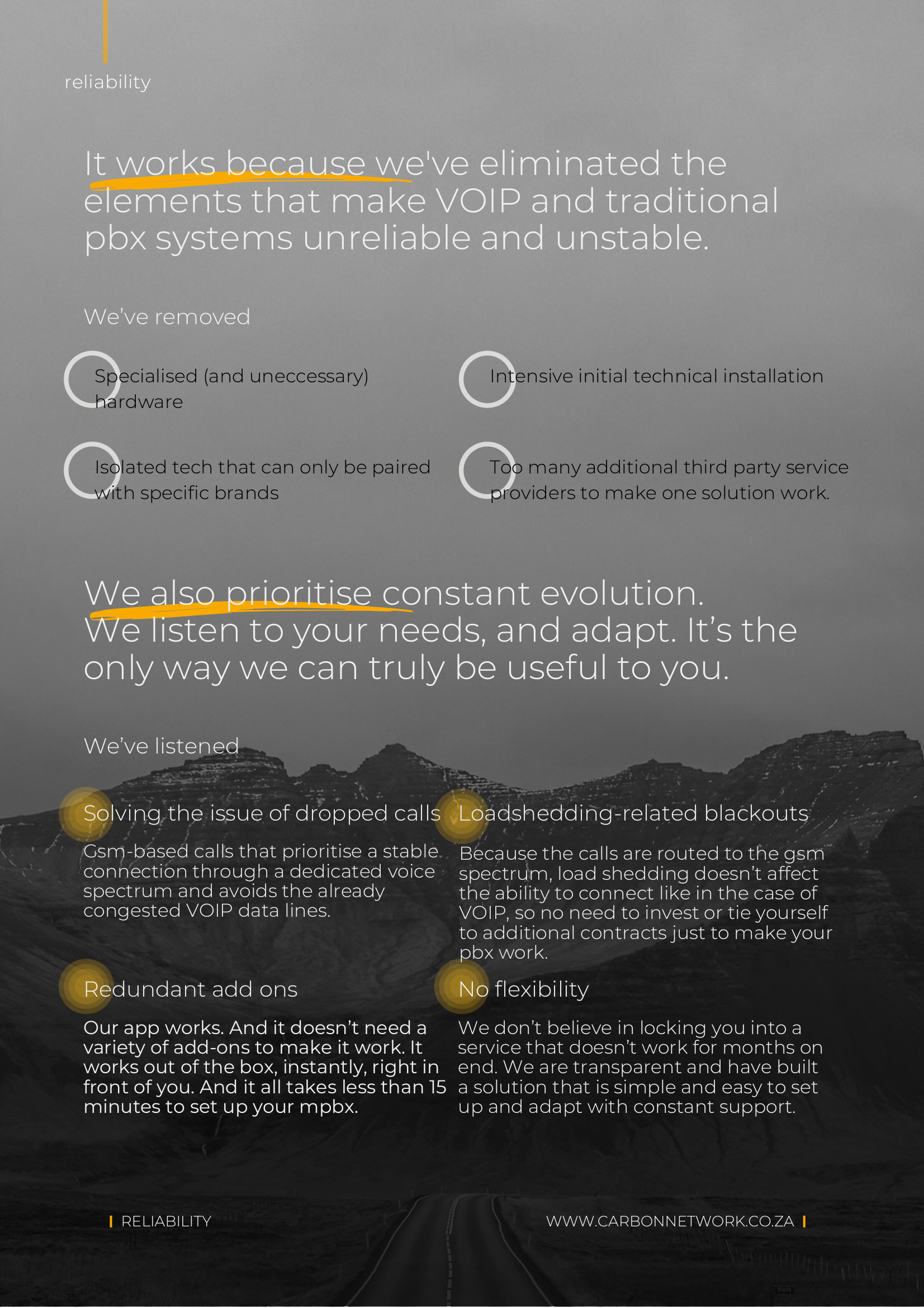 Carbon Dial is not just an app or a PBX solution. It’s the culmination of a long journey of learning and evolving to truly find the simplest workable solution that fits the needs of small, growing, and large enterprises while mobilising the workforce._3