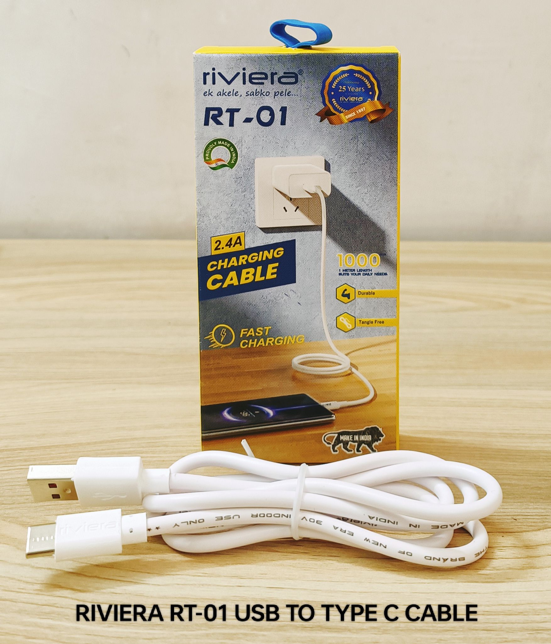 Riviera RT-01 USB to Type C Cable Box Pecking (Type C Port)