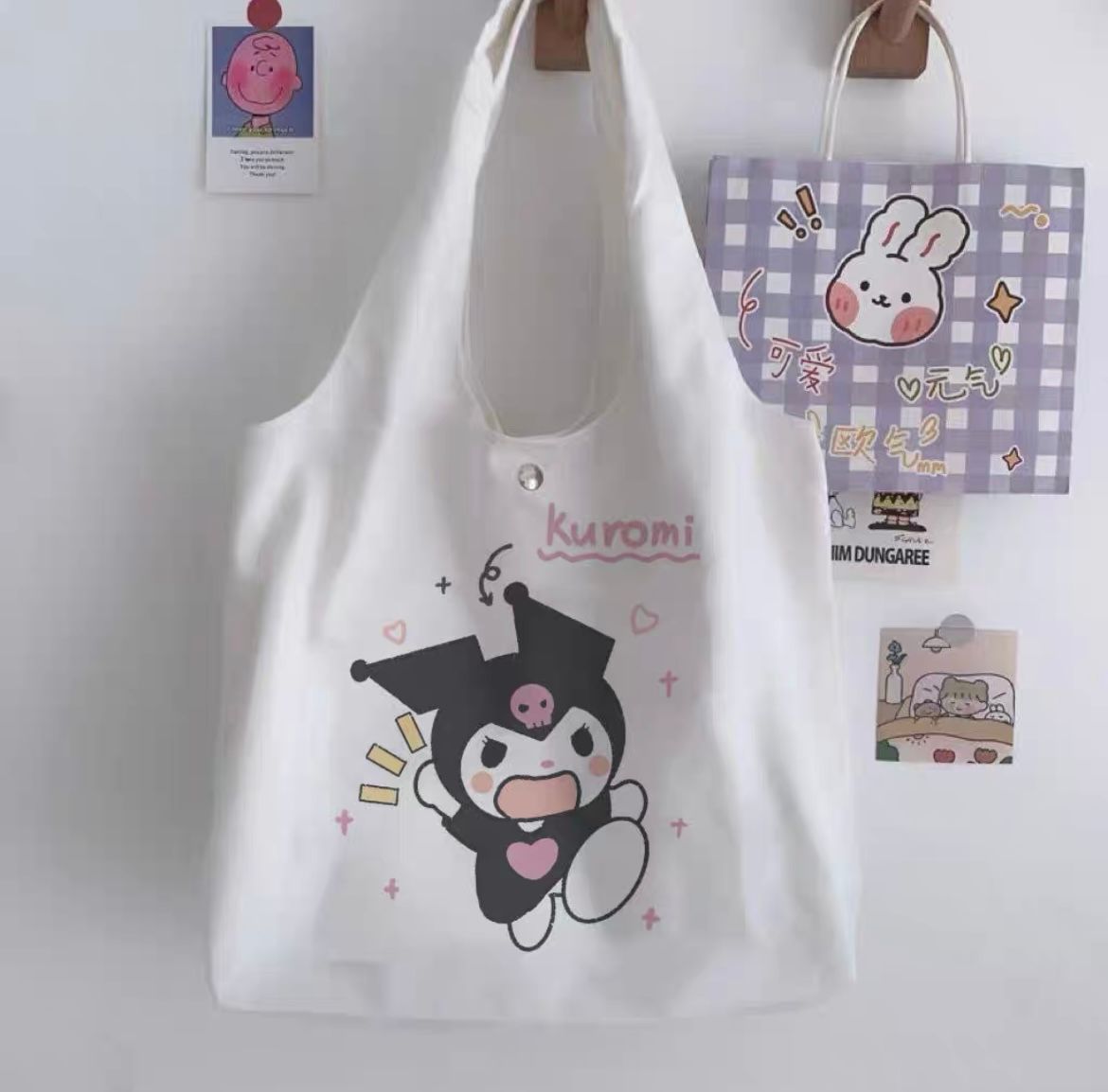 Kuromi Tote Bags