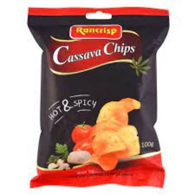 Rancrisp Cassava Chips Hot And Spicy 100g