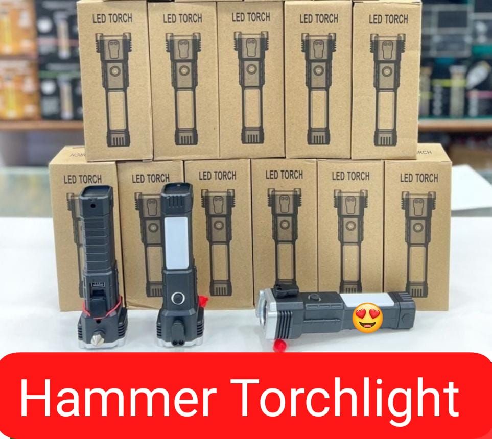 Hummer Torchlight  8in1 with power bank 