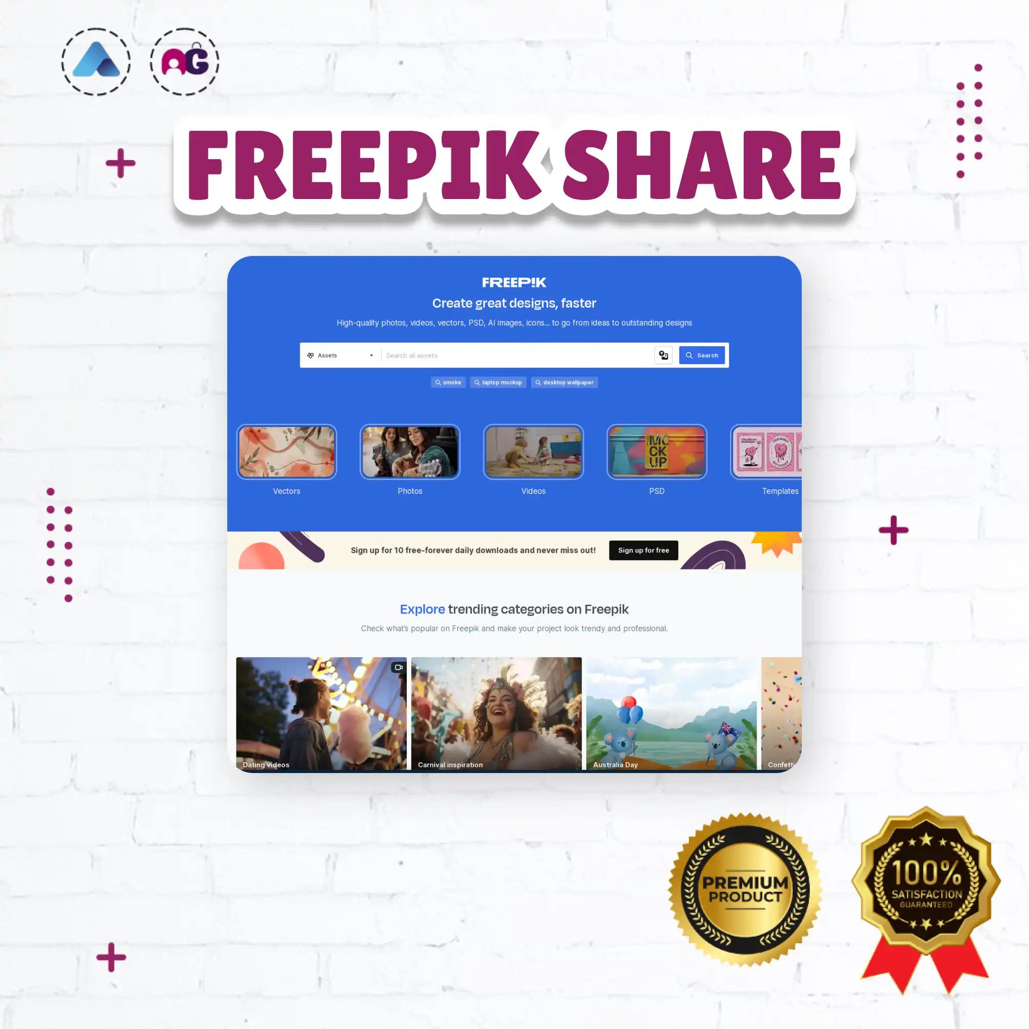 Freepik Premium Share