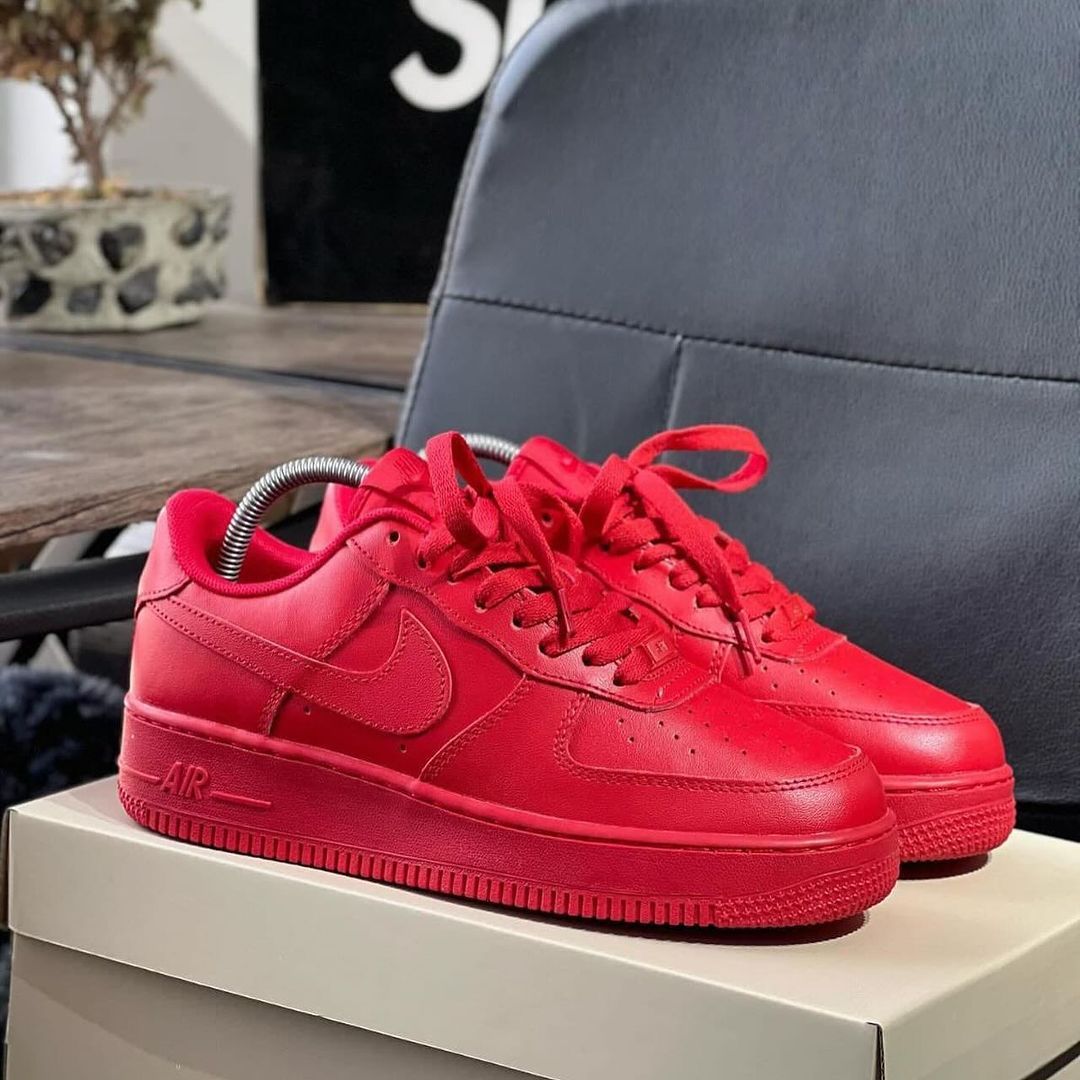 Nike Air Force 1 Low “Triple Red” 