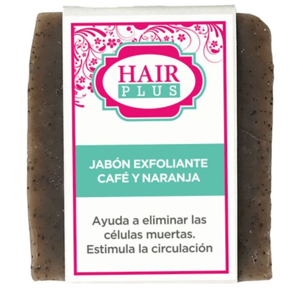 HAIR PLUS Coffee and Orange Exfoliating Soap