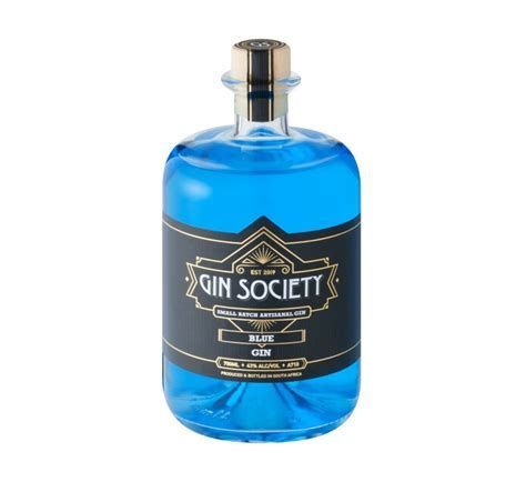 GIN SOCIETY BLUE GIN 750ML